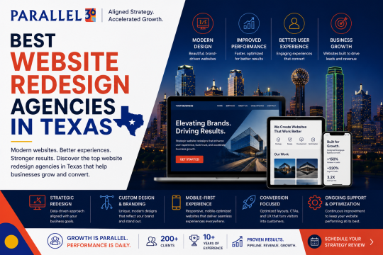 website redesign agencies in texas